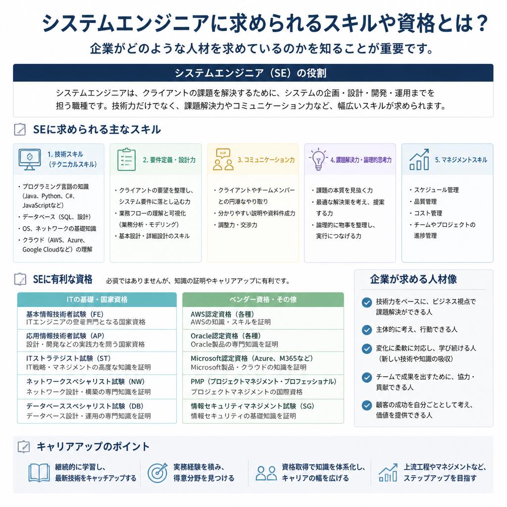 企業が求めるスキルとは？