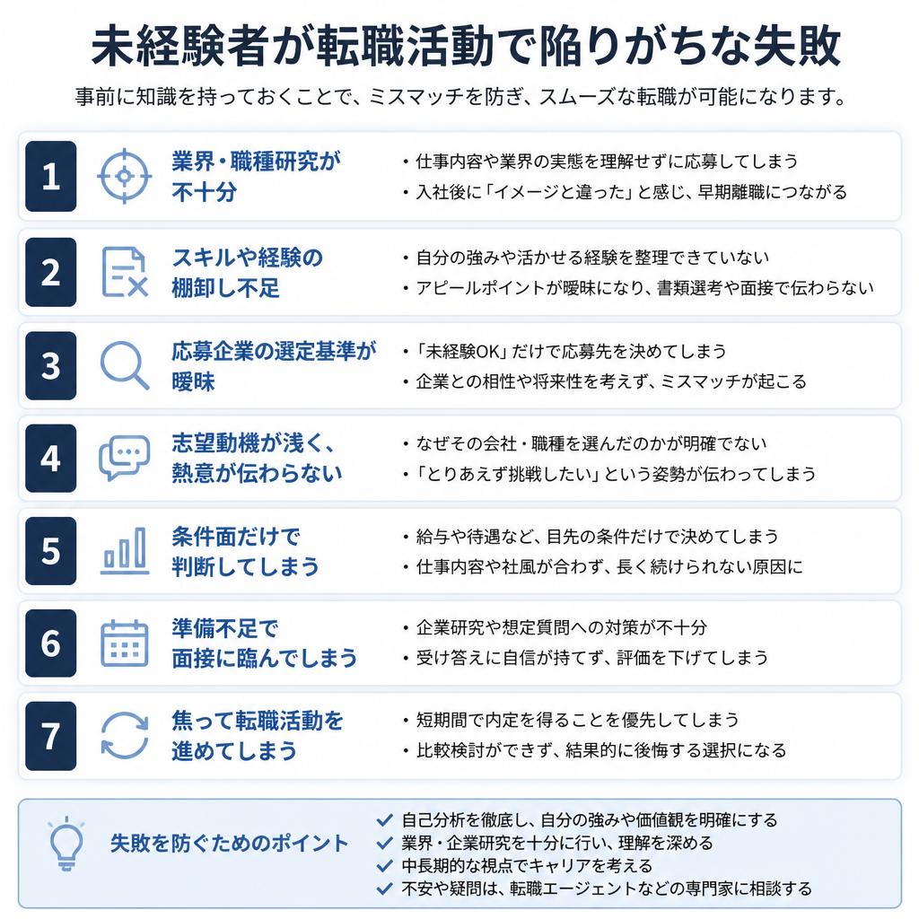 失敗しないための注意点
