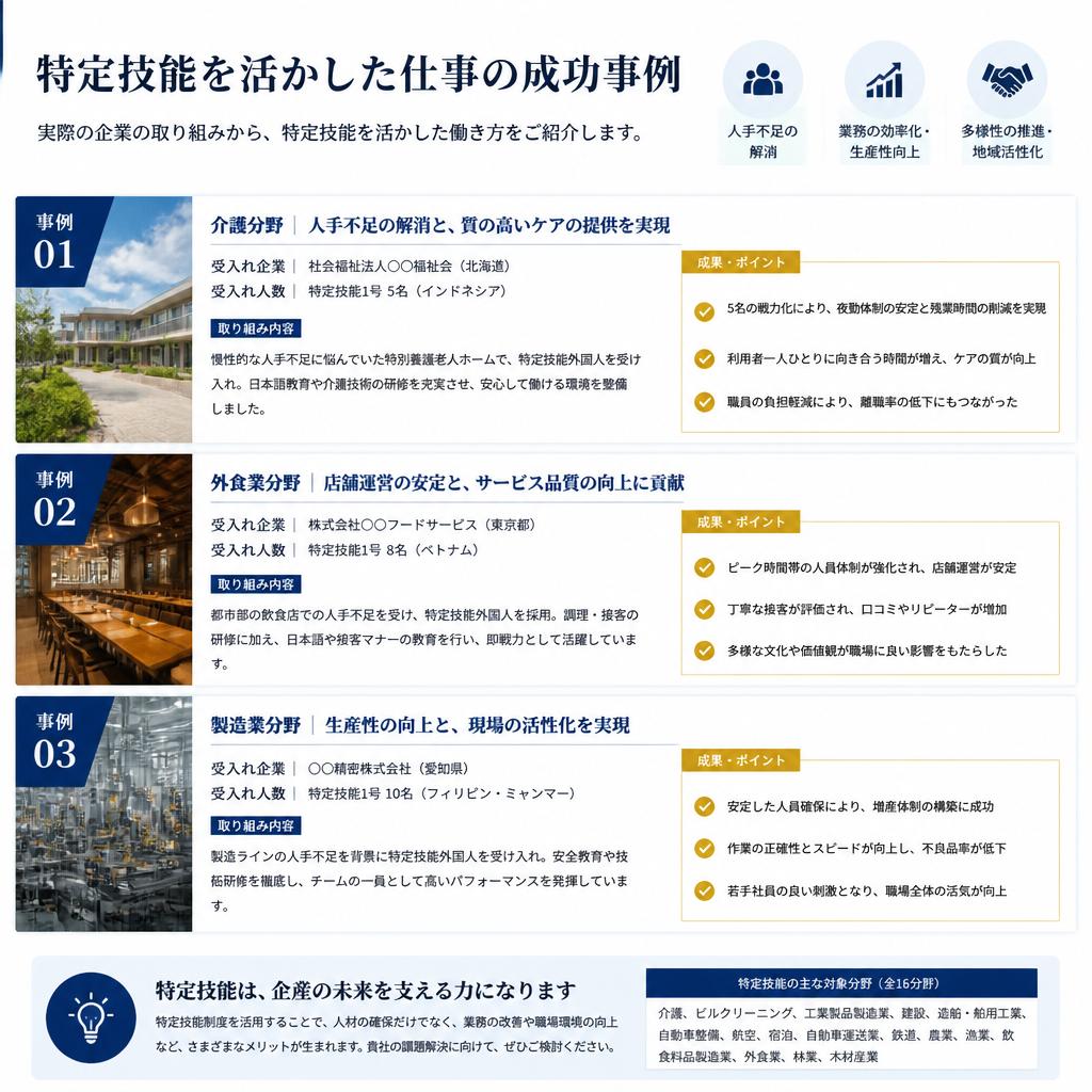 5. 成功事例：外国人労働者の活躍