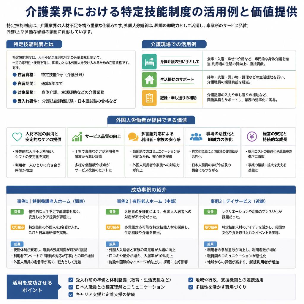 介護業界で特定技能を活用するメリット